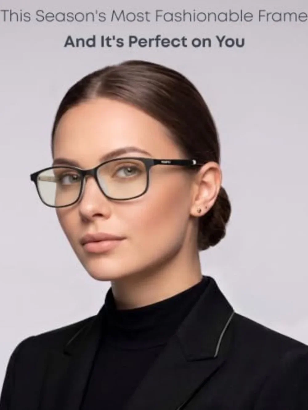 Stylish Blue Light Blocking Glasses for Computer & Reading, +3.00 Strength